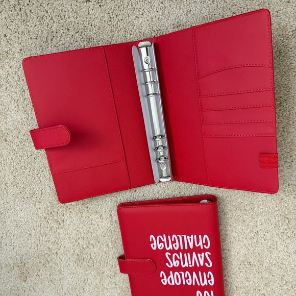 RED 100 Money Savings Challenge A5 Money Binder Book Money Budget Book Budget - Picture 3 of 9